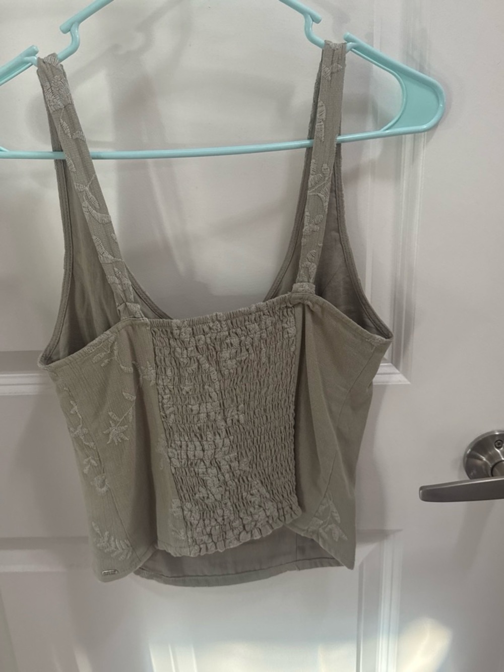 Guess Olive Green Embroidered Camisole - Picture 3 of 3